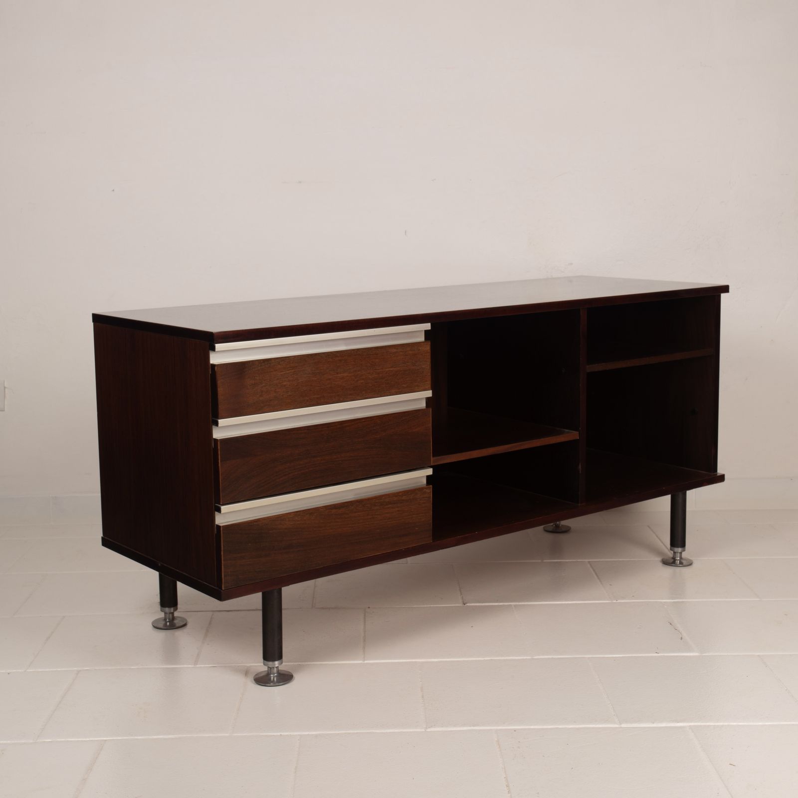 Furniture Low Cabinet Pitagora By Renato Venturi And Ennio Fazioli For Mim, 1960 photo