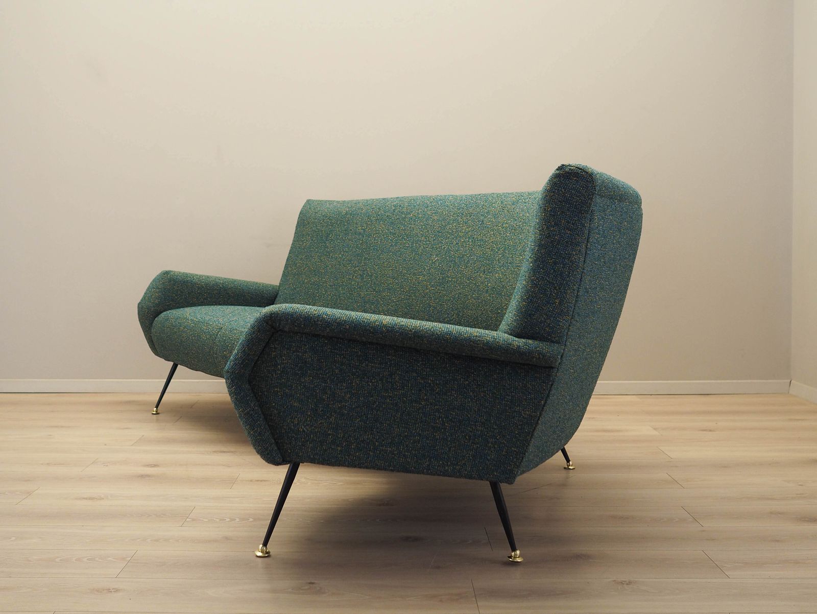 Groene Melange Bank, Deens Design, Jaren 1970, Productie: Denemarken photo 2869.0