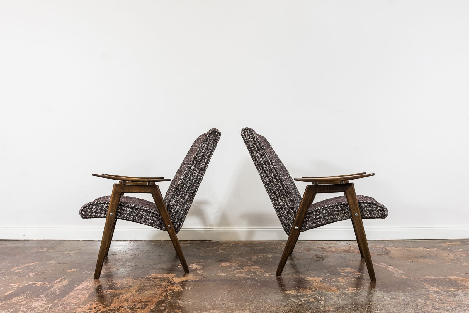 Vintage Armchairs, J. šmidek, Ton, Czechoslovakia, 1960s, Set Of 2 photo furniture