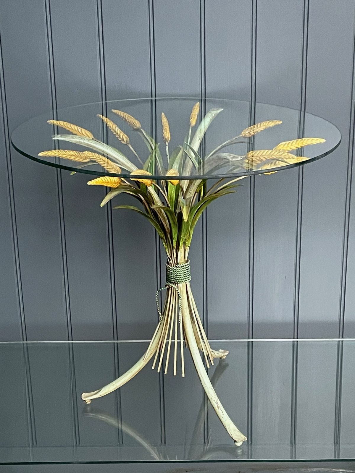 French Wheatsheaf Table, Mid 20th Century