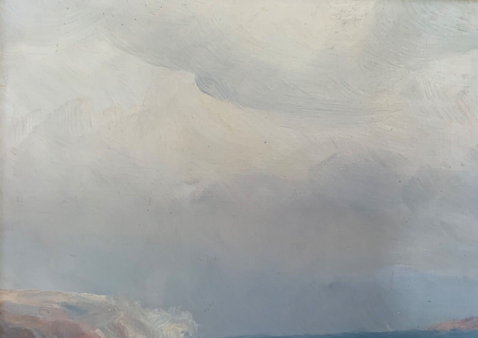 photo for sale Vintage Marine Seascape Oil On Cardboard, Signed By Karl Gustav Holmberg 1960s