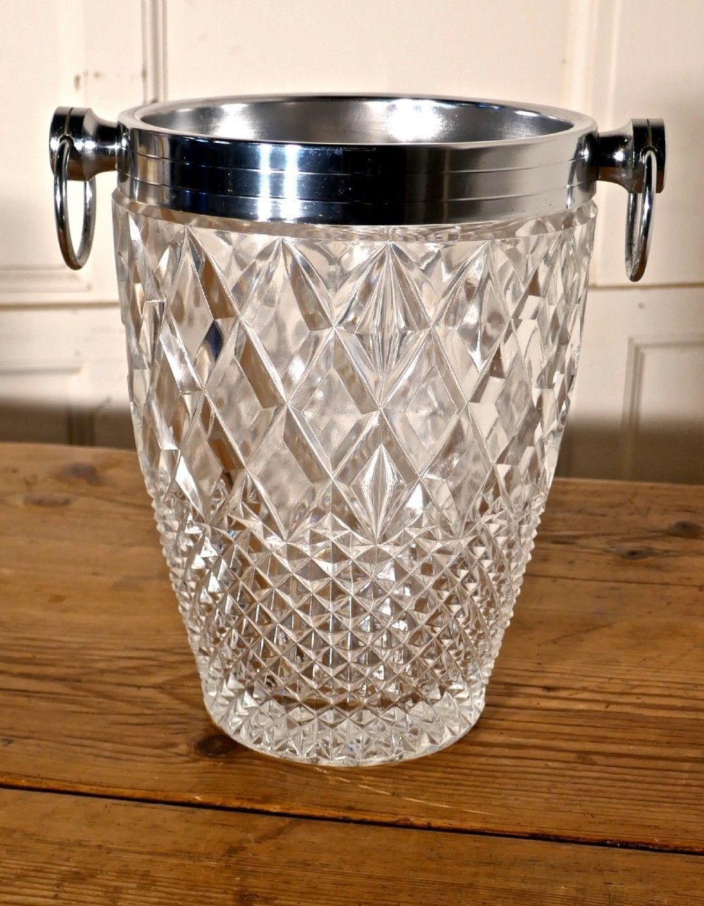 Art Deco Diamond Pattern Champaign Wine Cooler photo 594.0