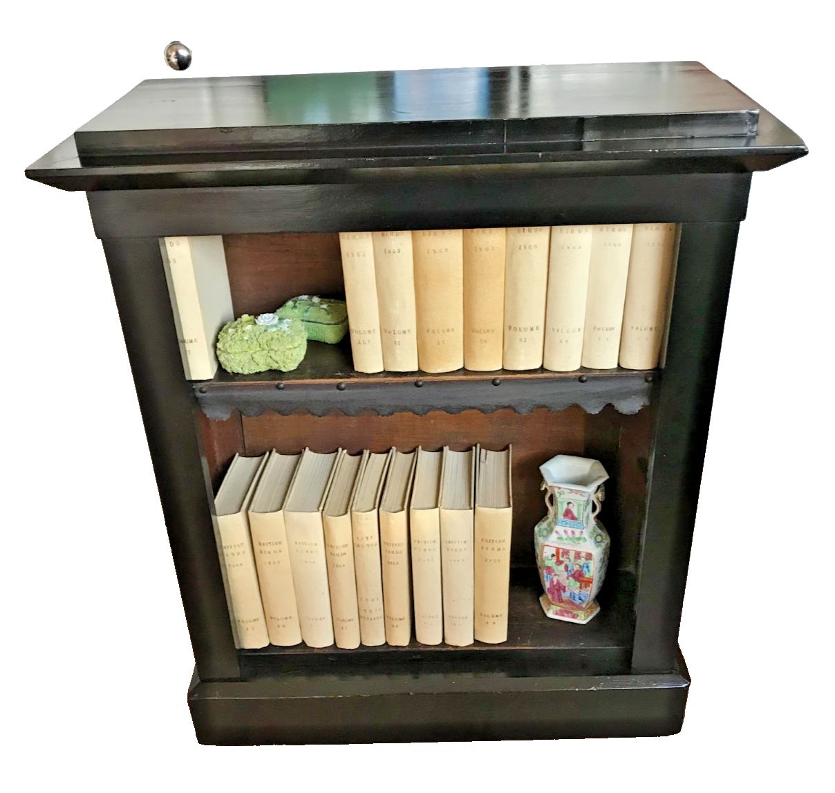 Antique 19th. Century  French Ebonised Dwarf Bookcase photo furniture