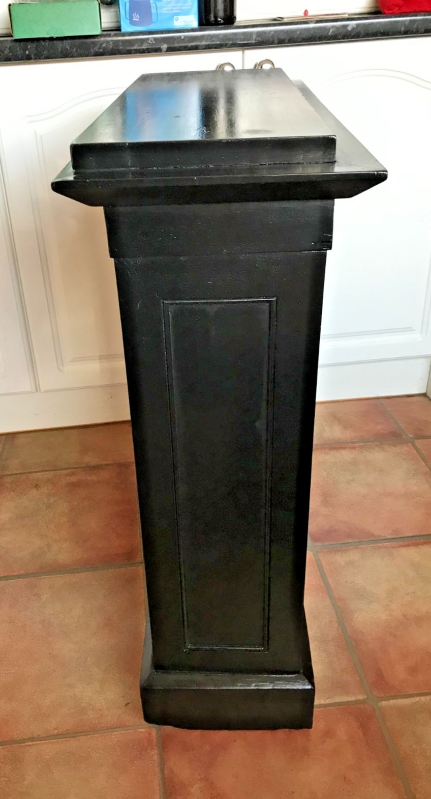 256.0 Antique 19th. Century  French Ebonised Dwarf Bookcase photo
