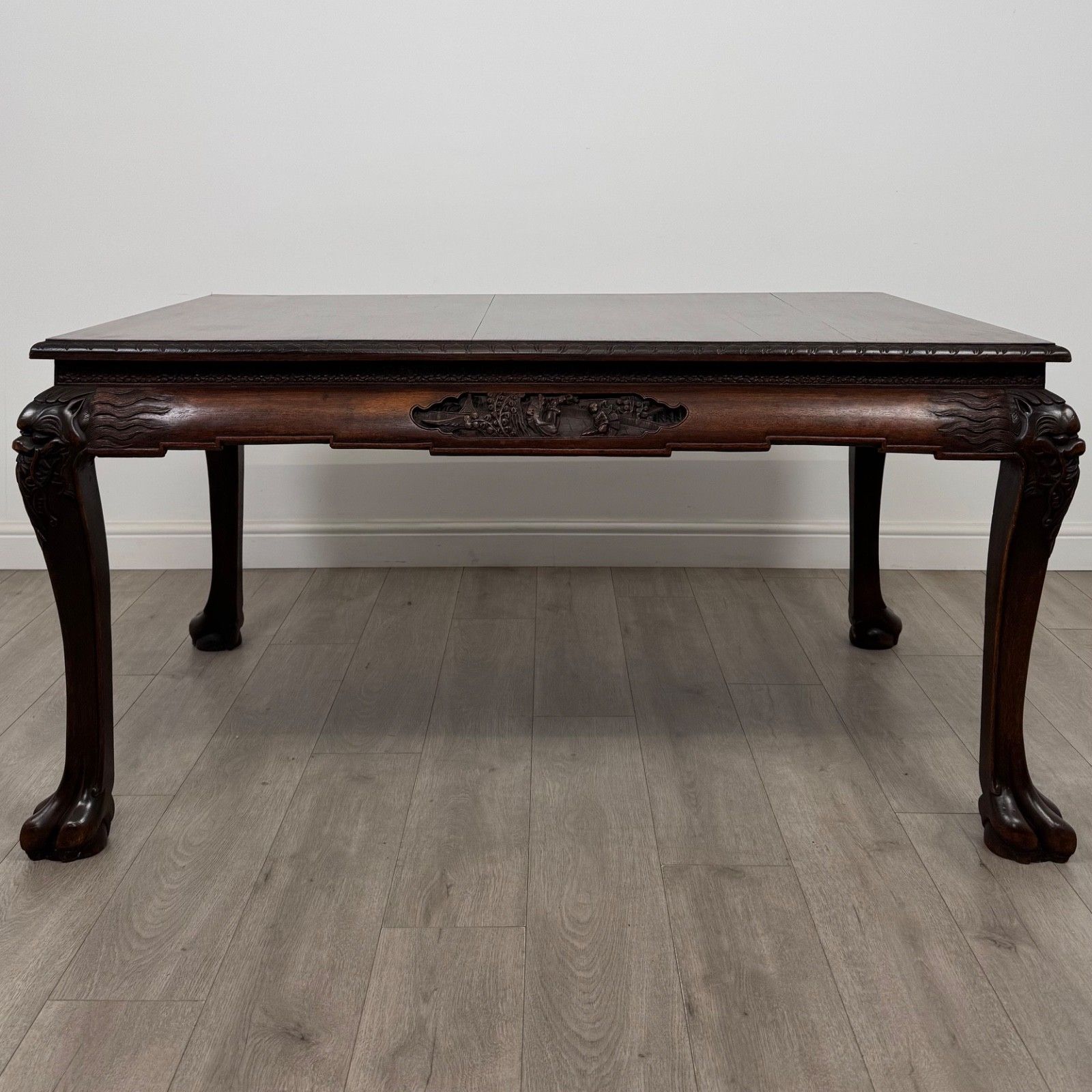 Antique 20th Century Chinese Rosewood Dining Table With 6 Chairs ( Af 5179 ) photo for sale