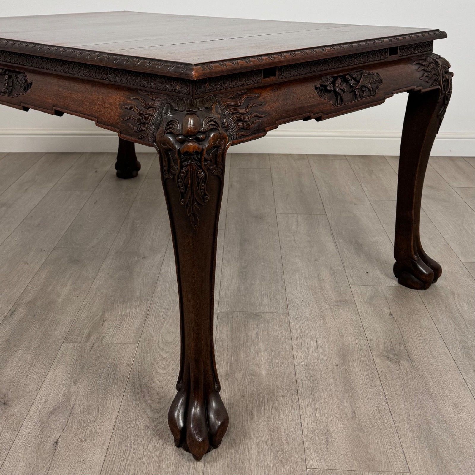 Antique 20th Century Chinese Rosewood Dining Table With 6 Chairs ( Af 5179 ) photo vinterior