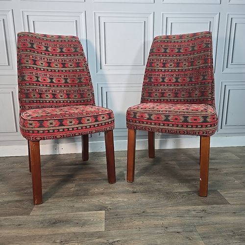 Pair Cocktail Chairs  2 Antique Vintage Turkish Kilim Style Bedroom Seat Seats photo furniture