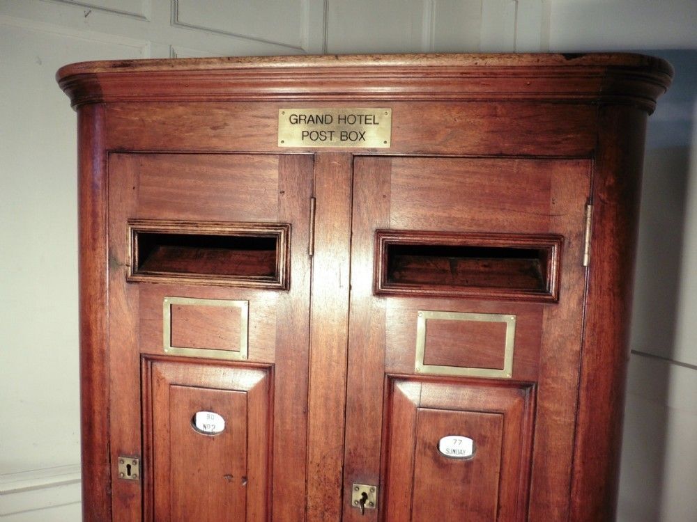 A Large Victorian Hotel Post Box, Country House Letter Box. photo 2600.0