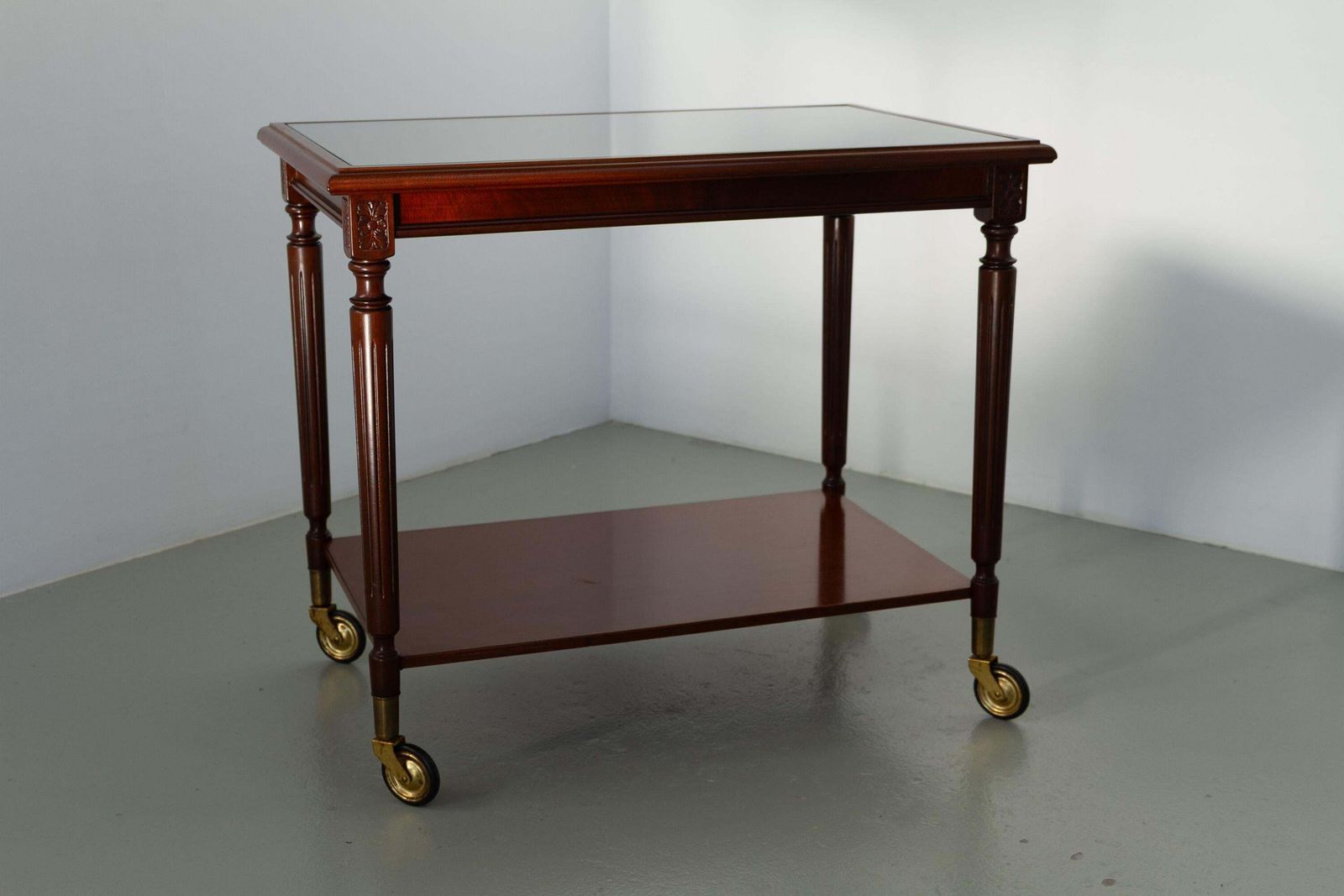 Danish Hepplewhite Mahogany Serving Trolley By Farre Møbelfabrik, 1970s. photo furniture