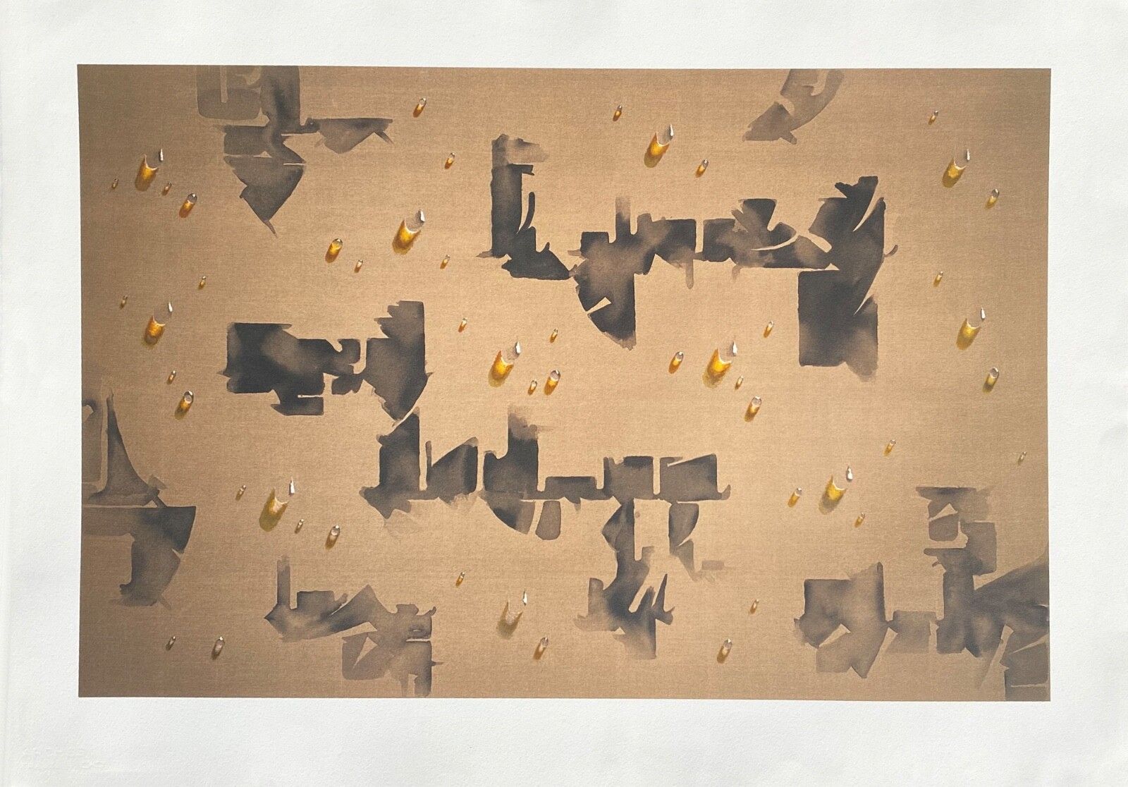 Kim Tschang Yeul Original Lithograph On Arches Velum 2008 La Difference 75x105