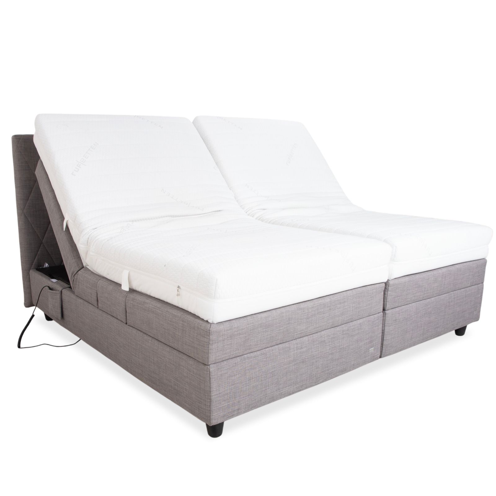 Lit en tissu Ruf gris photo 3017.0