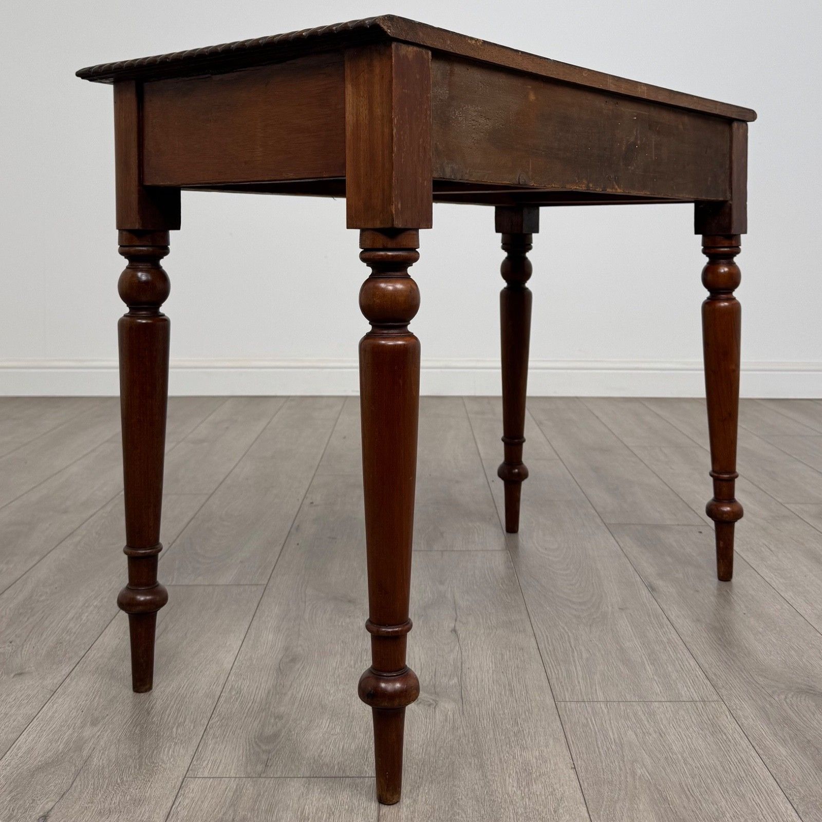 Antique 20th Century Fine Quality Writing Table In Mahogany photo Furniture