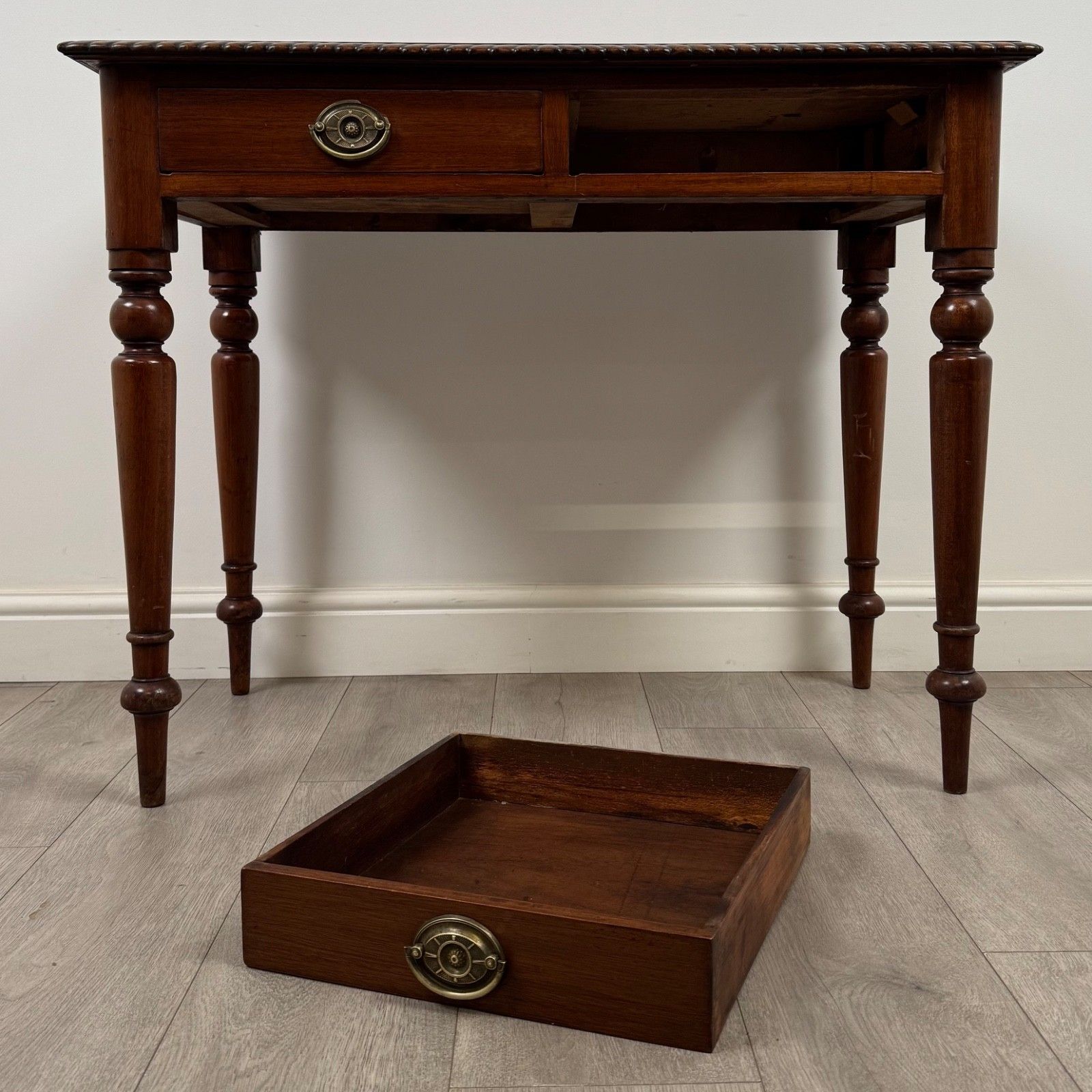 photo for sale Antique 20th Century Fine Quality Writing Table In Mahogany