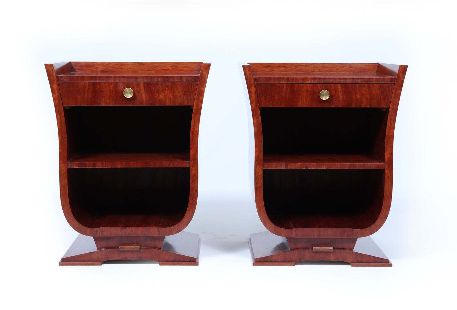 Pair Of French Art Deco Bedside Cabinets photo furniture