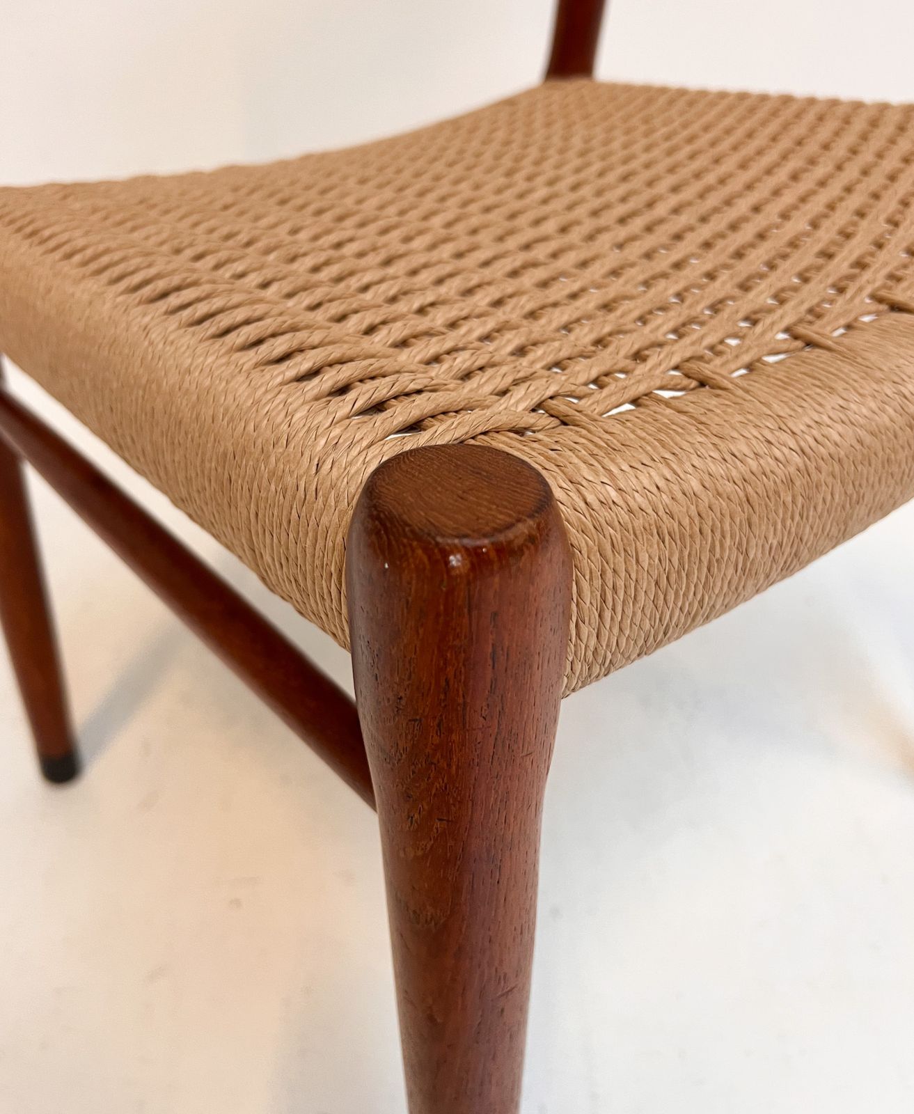 Furniture Refurbished Set Of 4 Model 75 Chairs By Niels Møller, 1960s photo