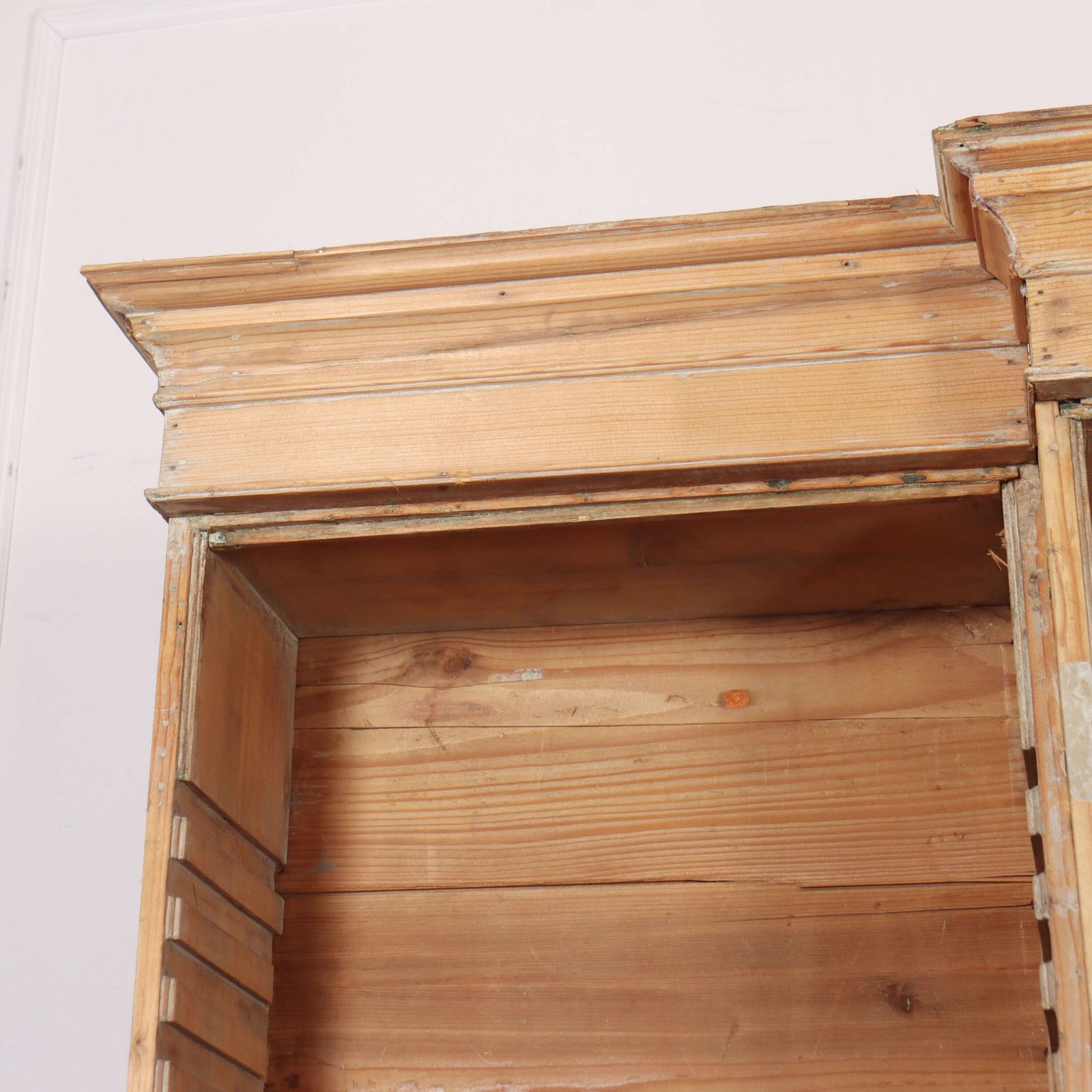 Georgian Pine Open Bookcase, 1700s photo furniture