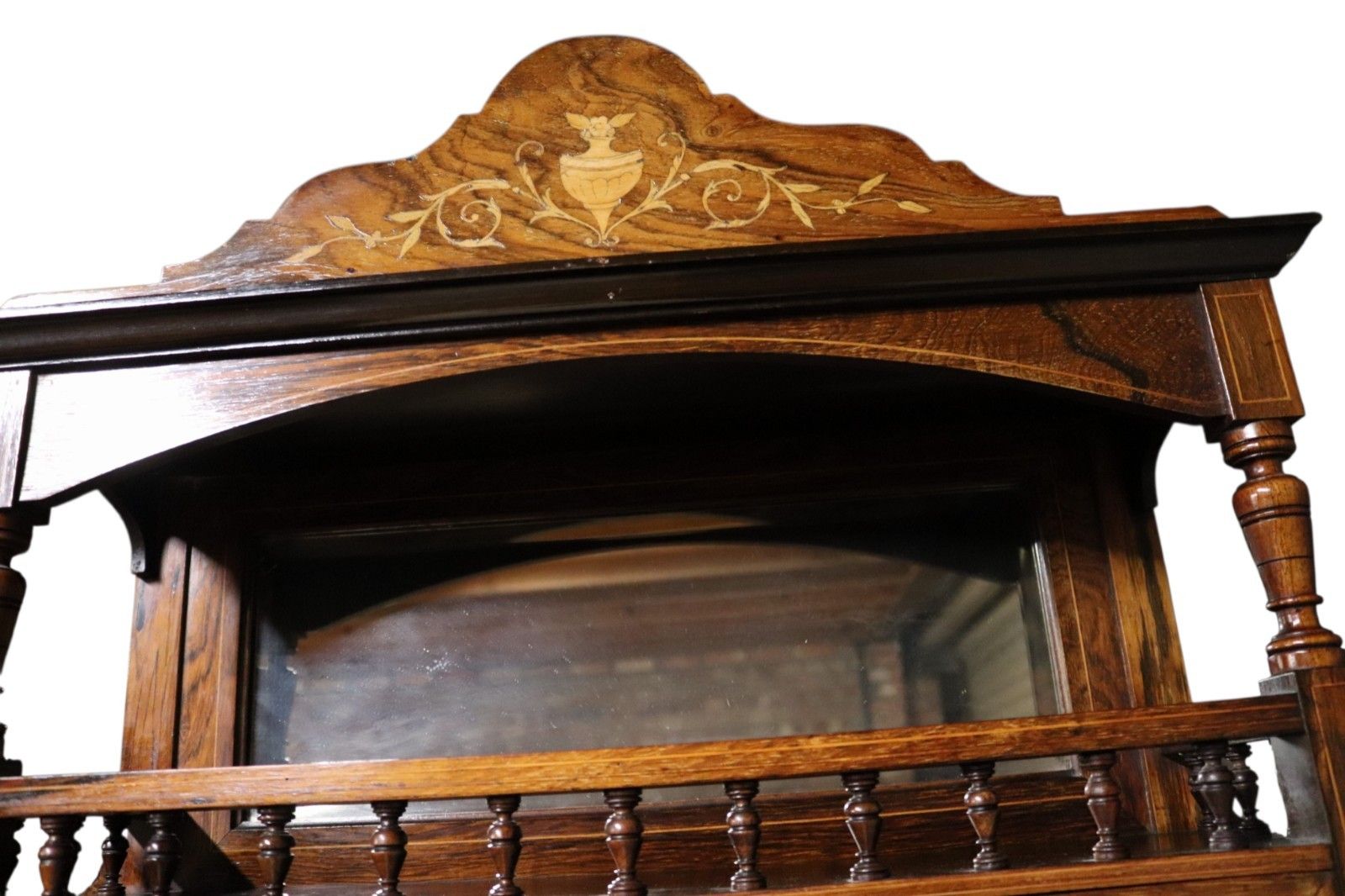 Antique Victorian Inlaid Rosewood Chiffonier / Parlour Cabinet 19th Century photo 395.0
