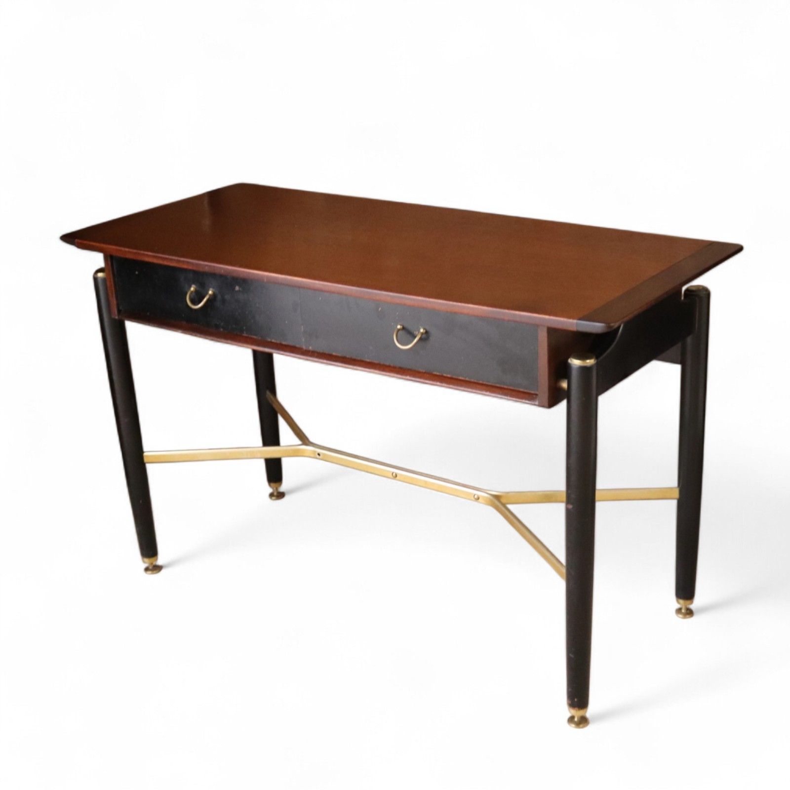 photo furniture G Plan Librenza Tola & Black Vintage Hall Console Table Writing Desk Mid Century