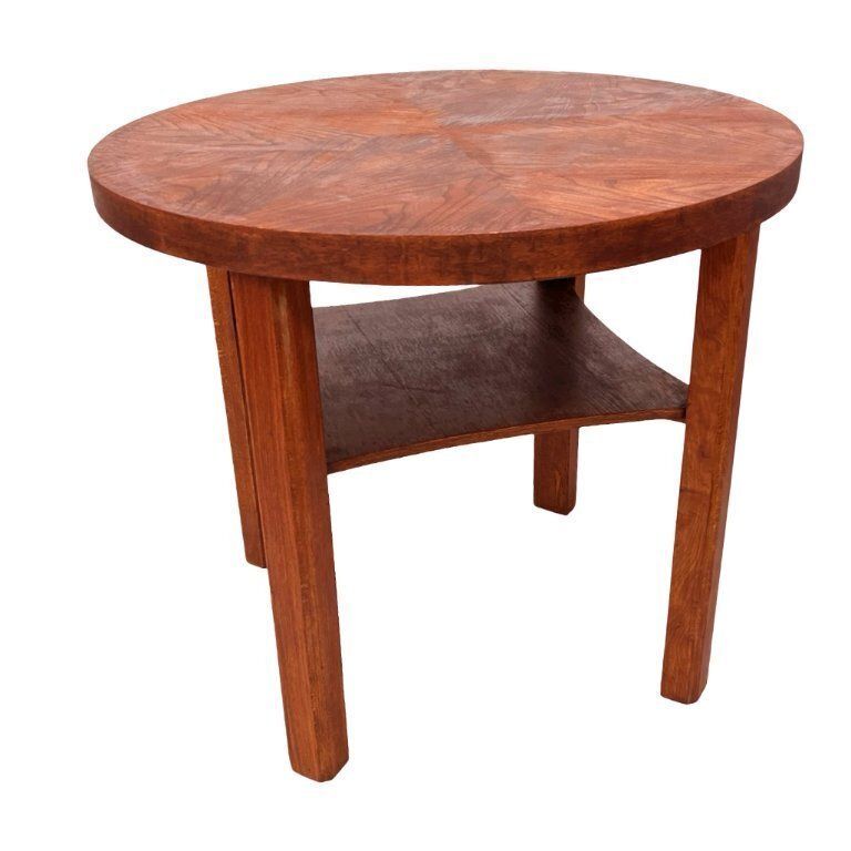 437.0 Round Coffee Table, Mid Century, Art Deco, After Renovation, Germany, 1960s. photo