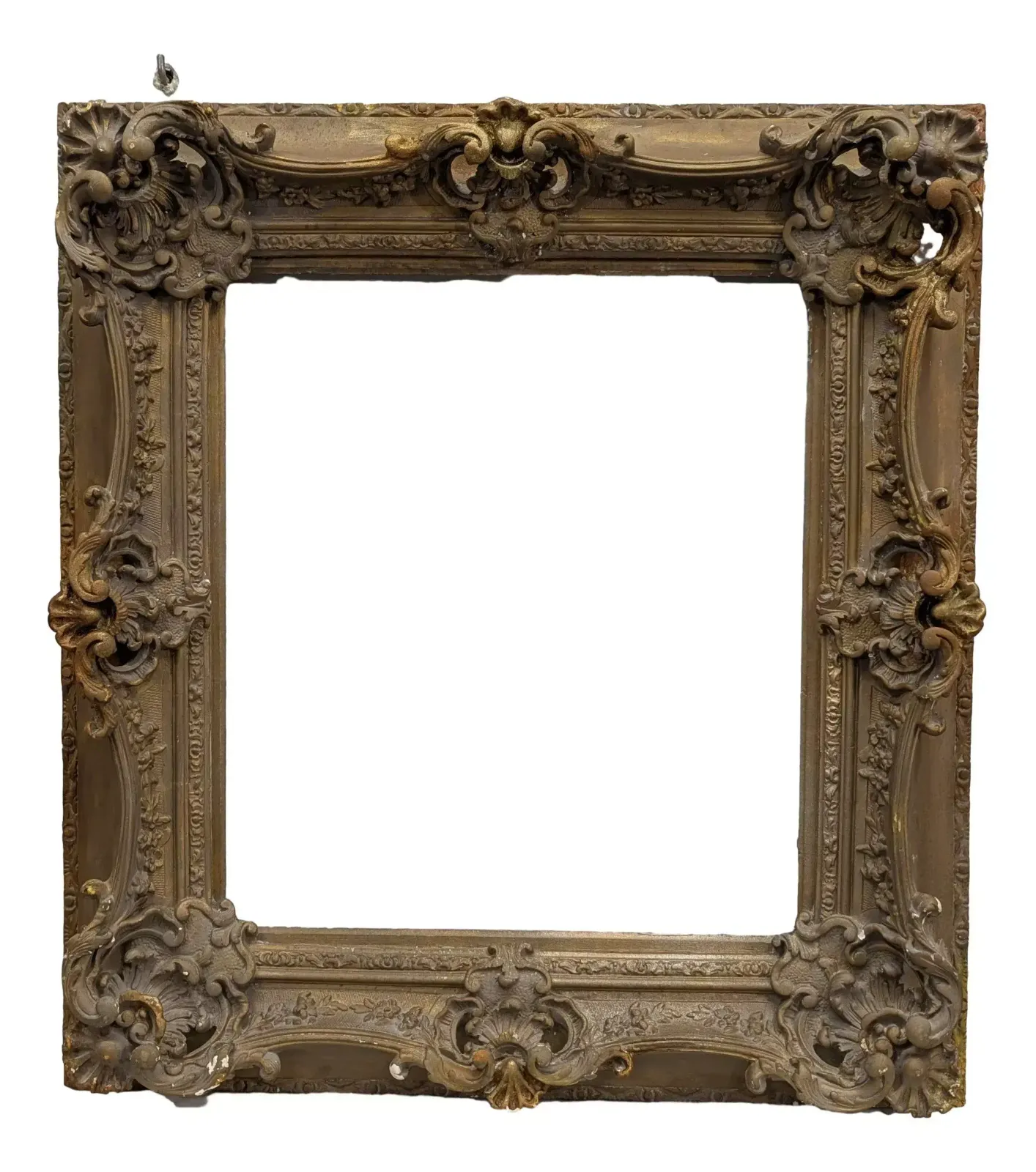 Rame To Be Restored, Made Of Wood And Gilded Plaster, 57.5 X 51 Cm photo furniture