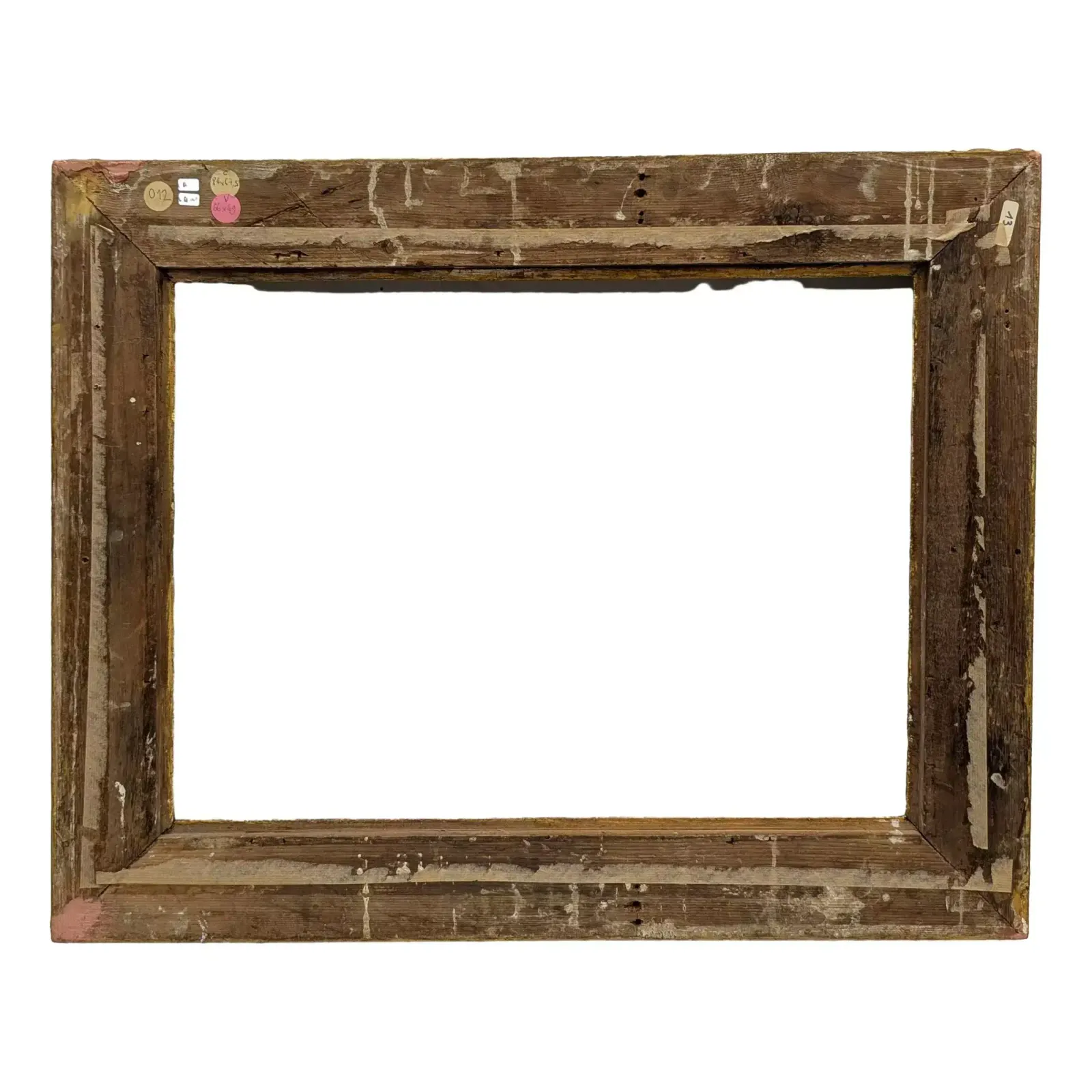 Late 19th Century Giltwood Frame For Restoration, 49x66 Cm photo for sale