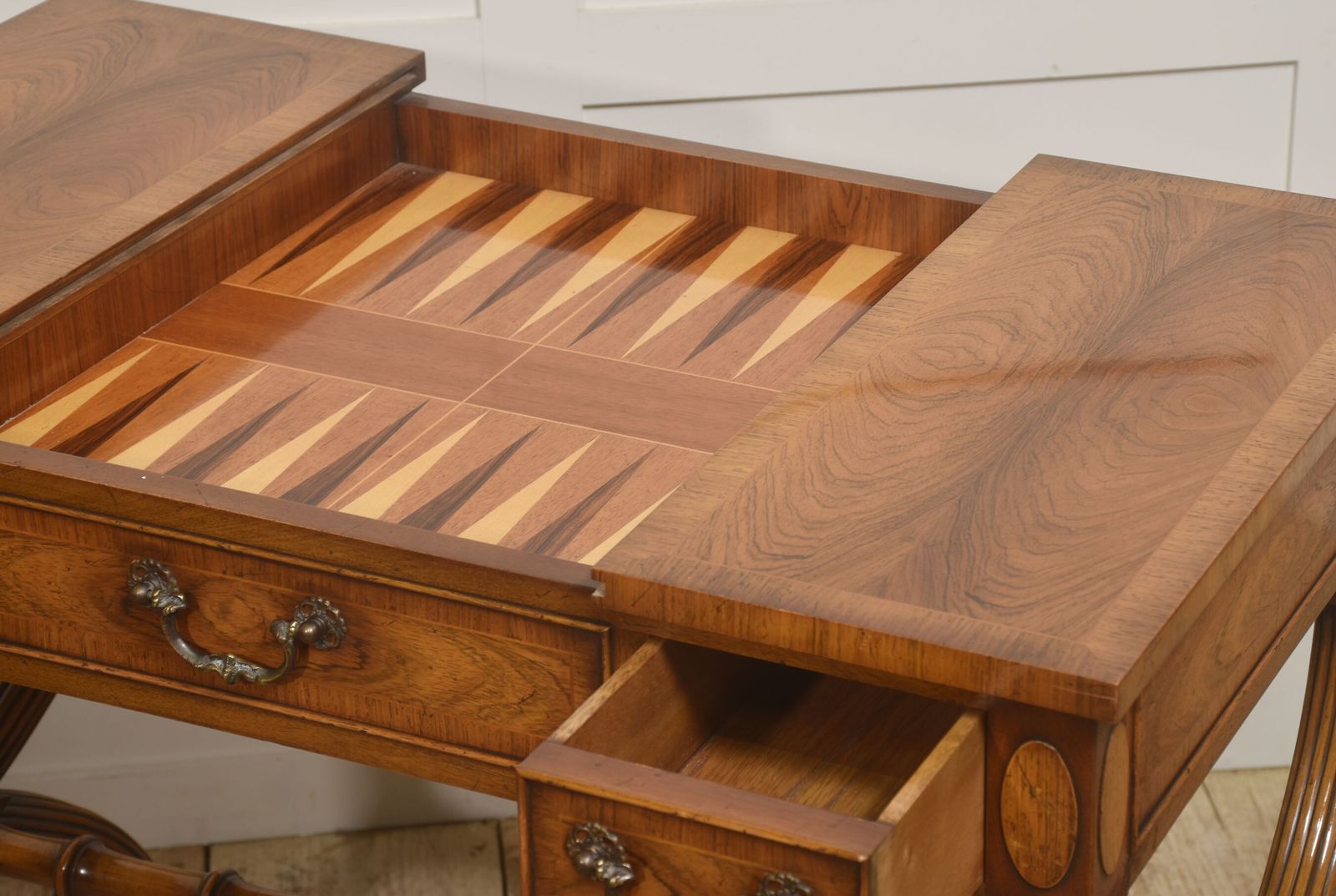 Regency Style Rosewood Inlaid Games Table photo buy