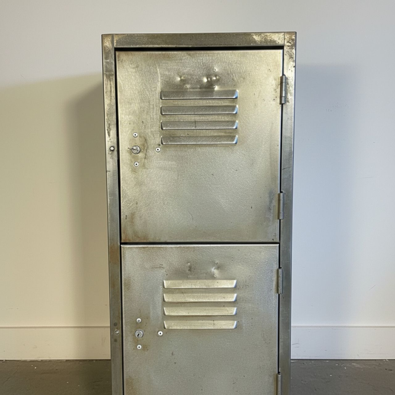 Vintage Locker With 3 Compartments photo Furniture