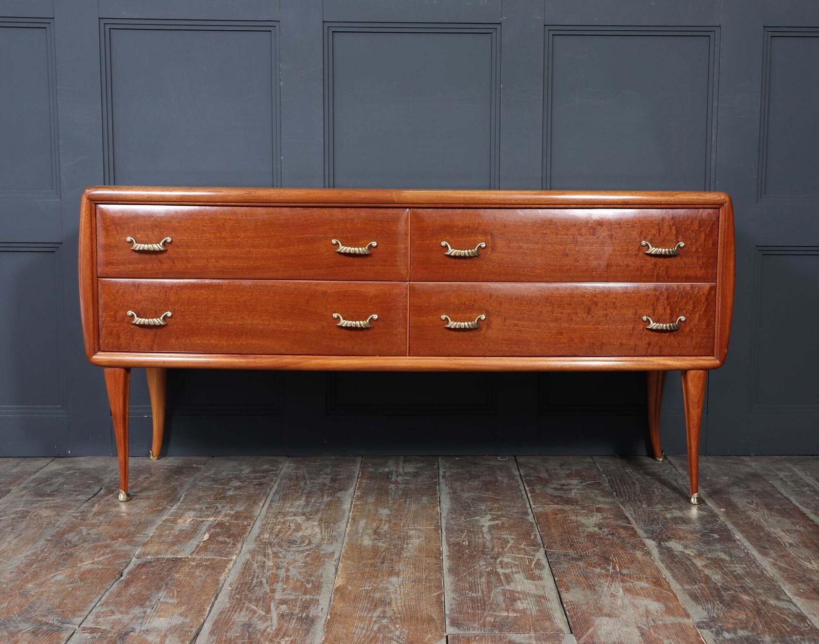 Italian Mid Century Chest Of Drawers C1950 photo vintage