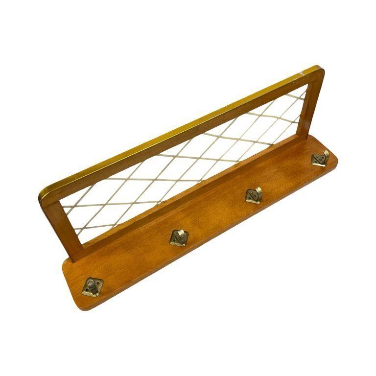 photo vinterior Rudi Volket Wall Hanger, Brusel Mid Century Modern Germany 1950s