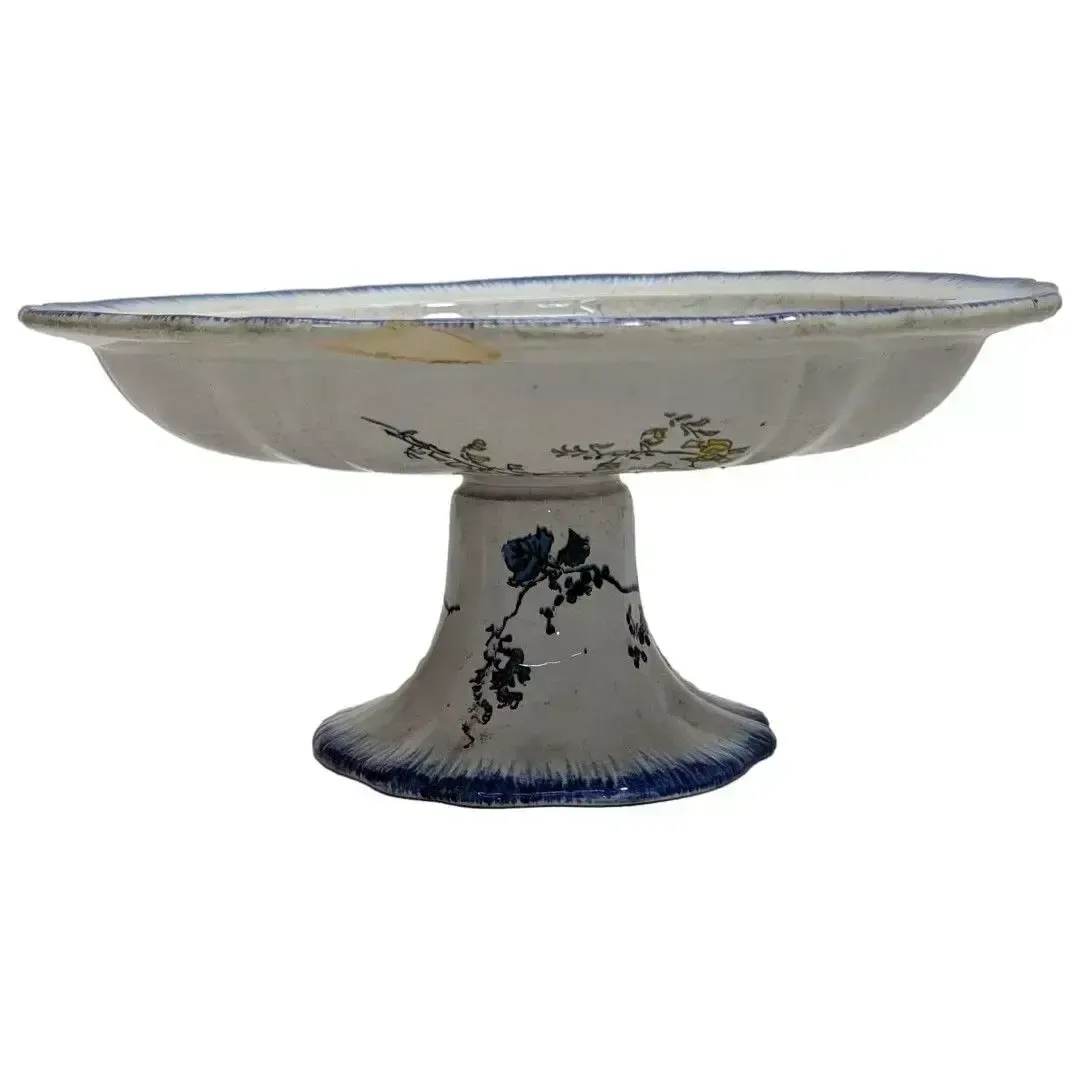 Felix Braquemond Pair Of Compote Dishes From The Rousseau Creil And Montereau Service photo furniture