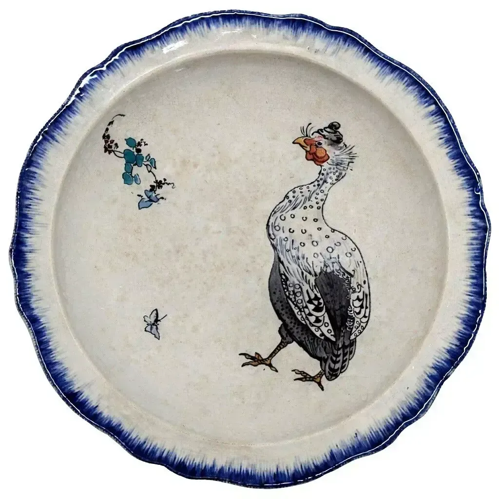 photo vinterior Felix Braquemond Pair Of Compote Dishes From The Rousseau Creil And Montereau Service