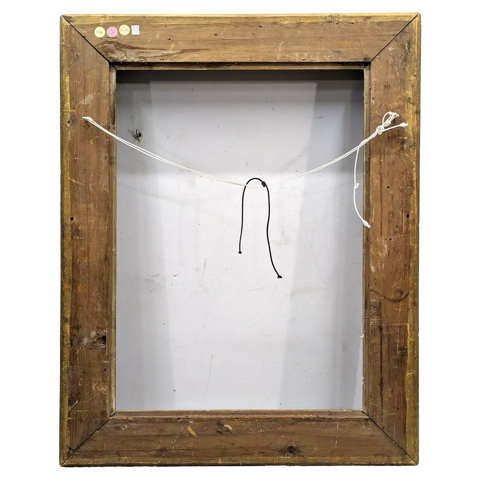 Late 19th Century Gilt Stucco And Wood Channel Frame, 84x61 Cm photo Home Decor