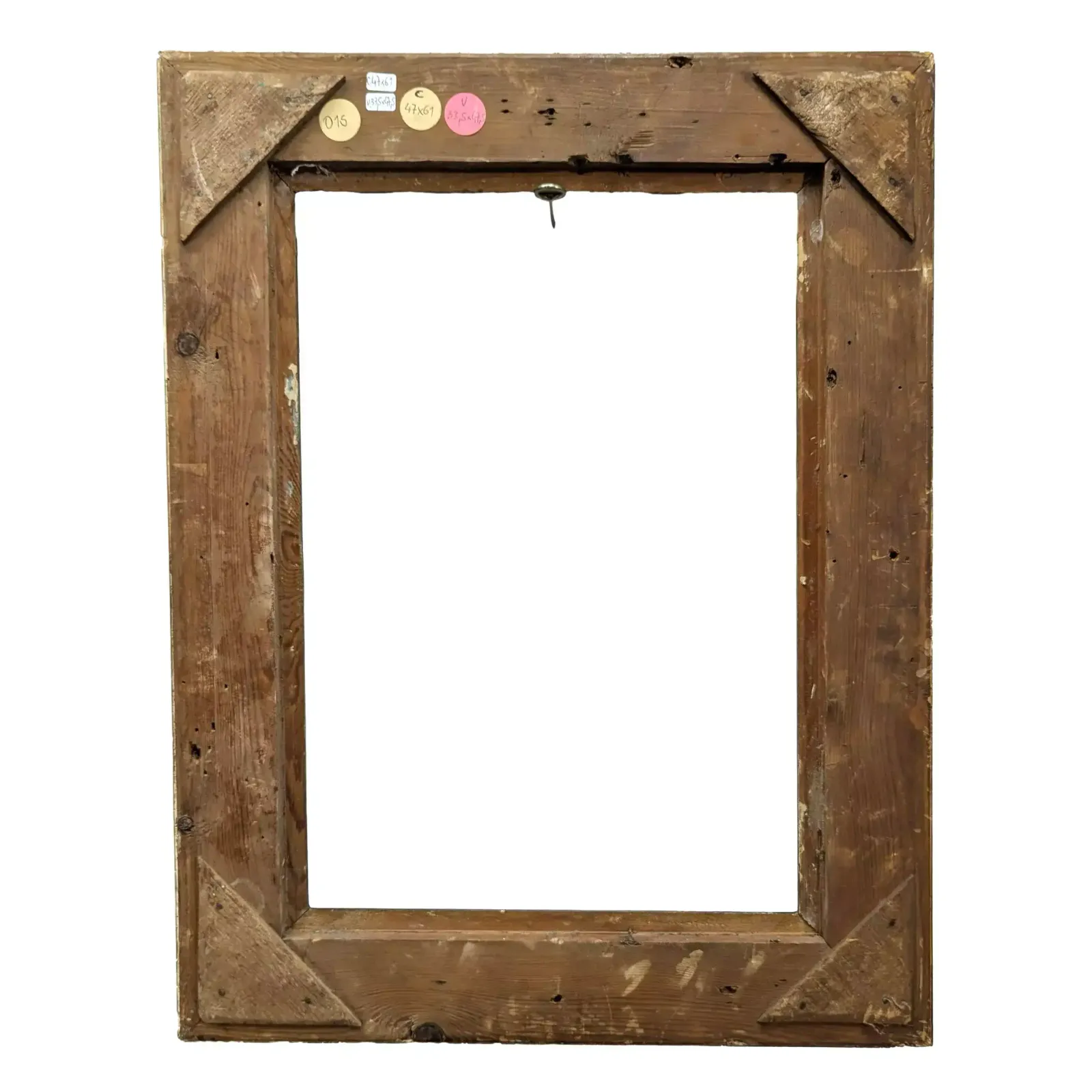 Wooden Frame And Gold Stucco1900 47.5x33.5 Cm. photo for sale