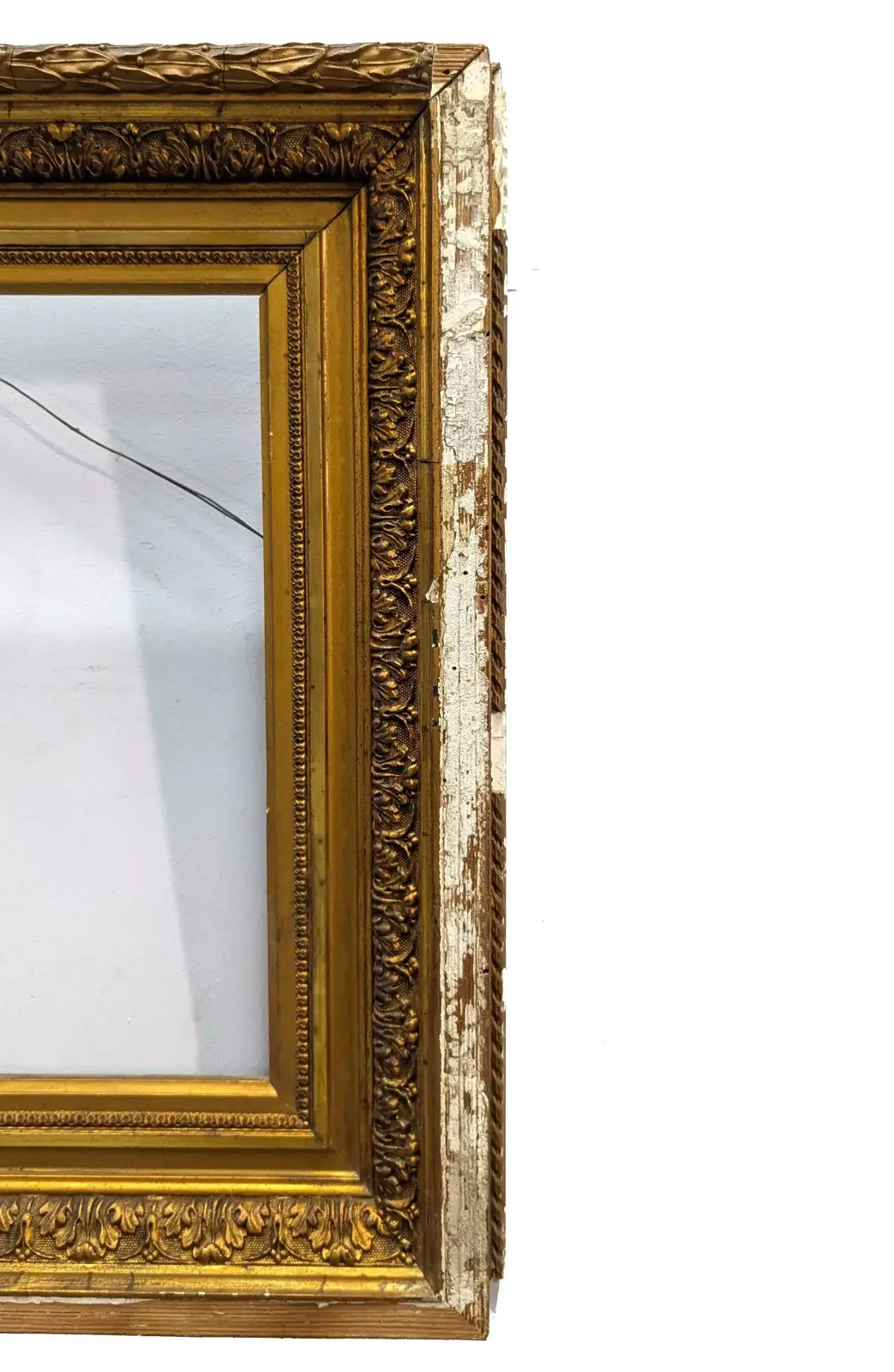 Frame To Restore In Gilded Wood1900 47.5x33.5 Cm. photo 415.0