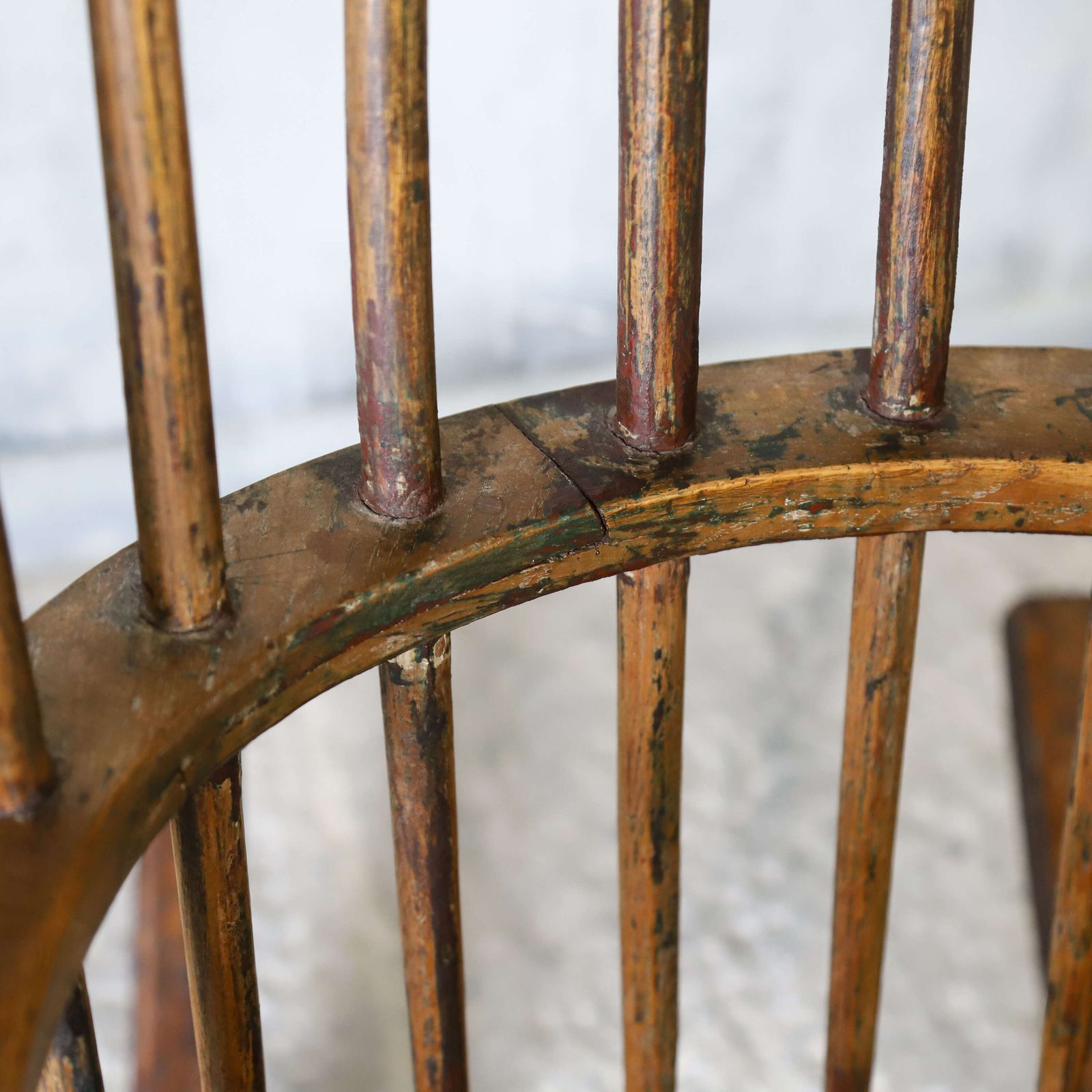 19th Century Primitive Vernacular English Comb Back Rocking Chair   Ash & Sycamore, C.1840 photo 995.0