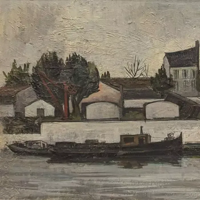 Factory At Port Saint Louis Du Rhône, 1957, By G. Reynier photo furniture