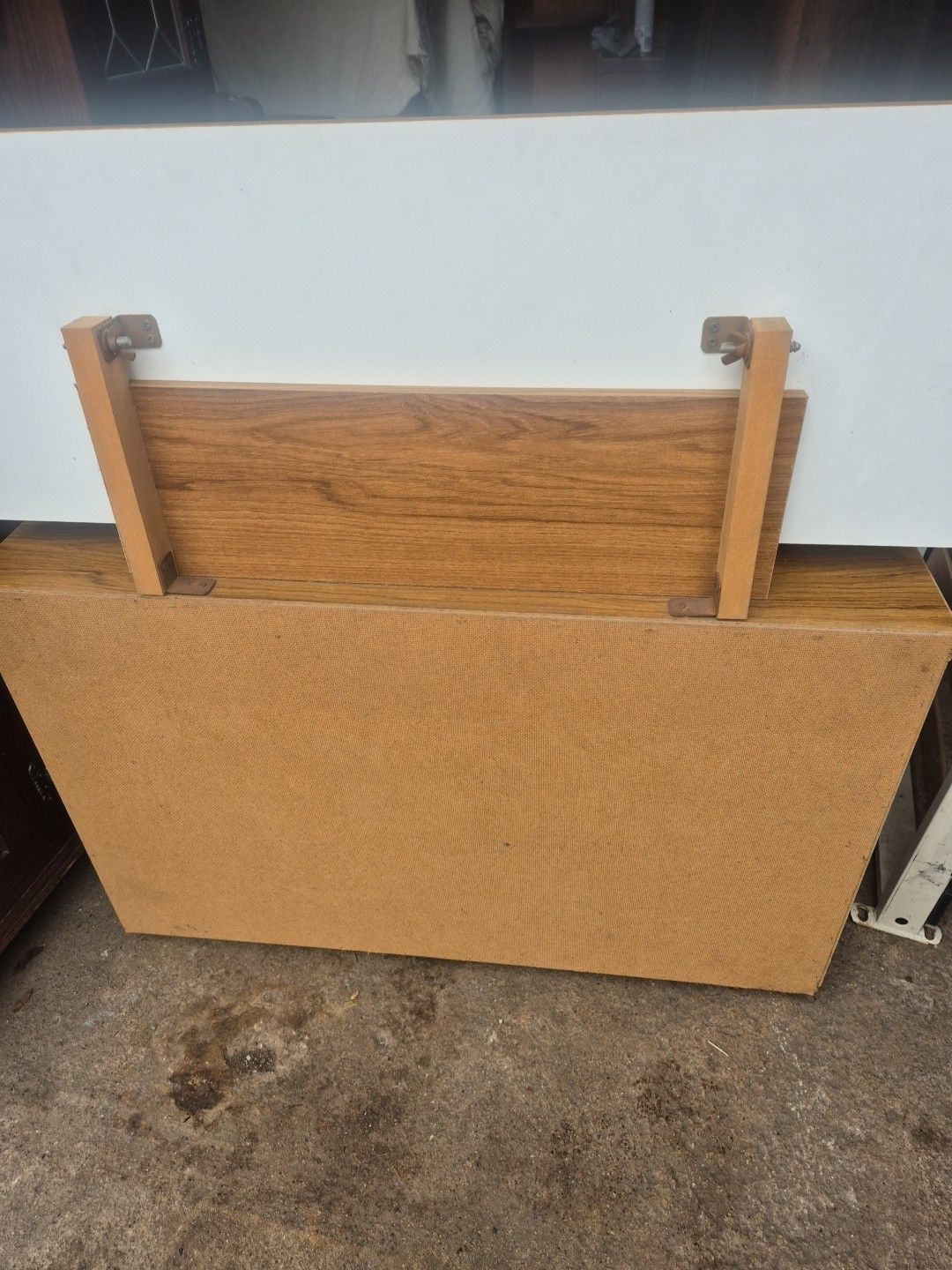 Furniture Vintage / Retro /Mid Century, Small 6 Drawer Dressing Chest With Mirror & Wheels photo