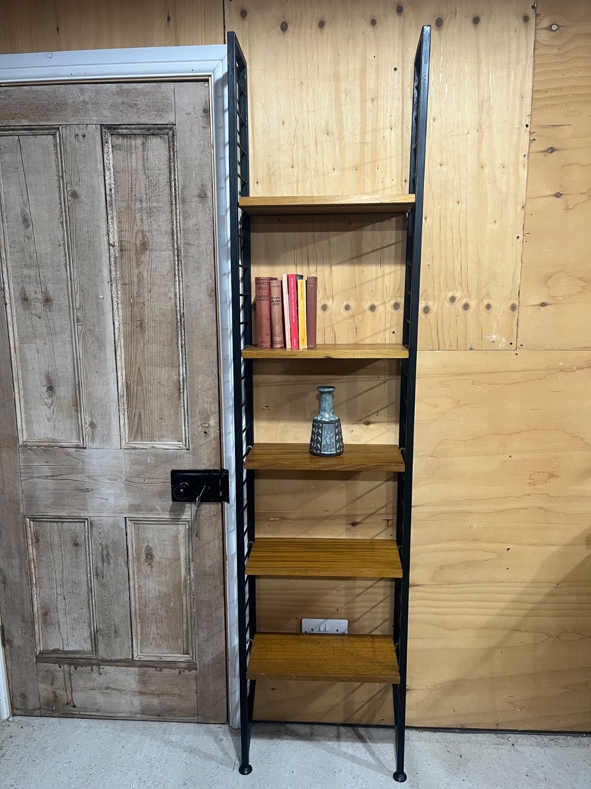 Ladderax Bookshelf 1960’s Teak Bookshelves Ladderax By Staples photo vintage