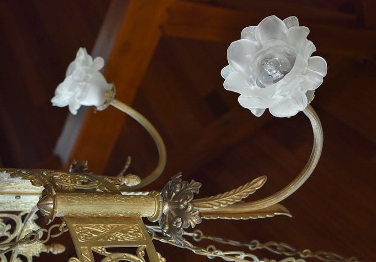 Brass Church Chandelier Second Half Of The 19th photo vinterior