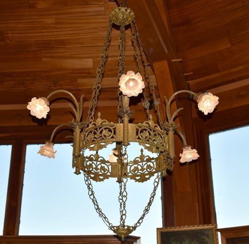 photo furniture Brass Church Chandelier Second Half Of The 19th