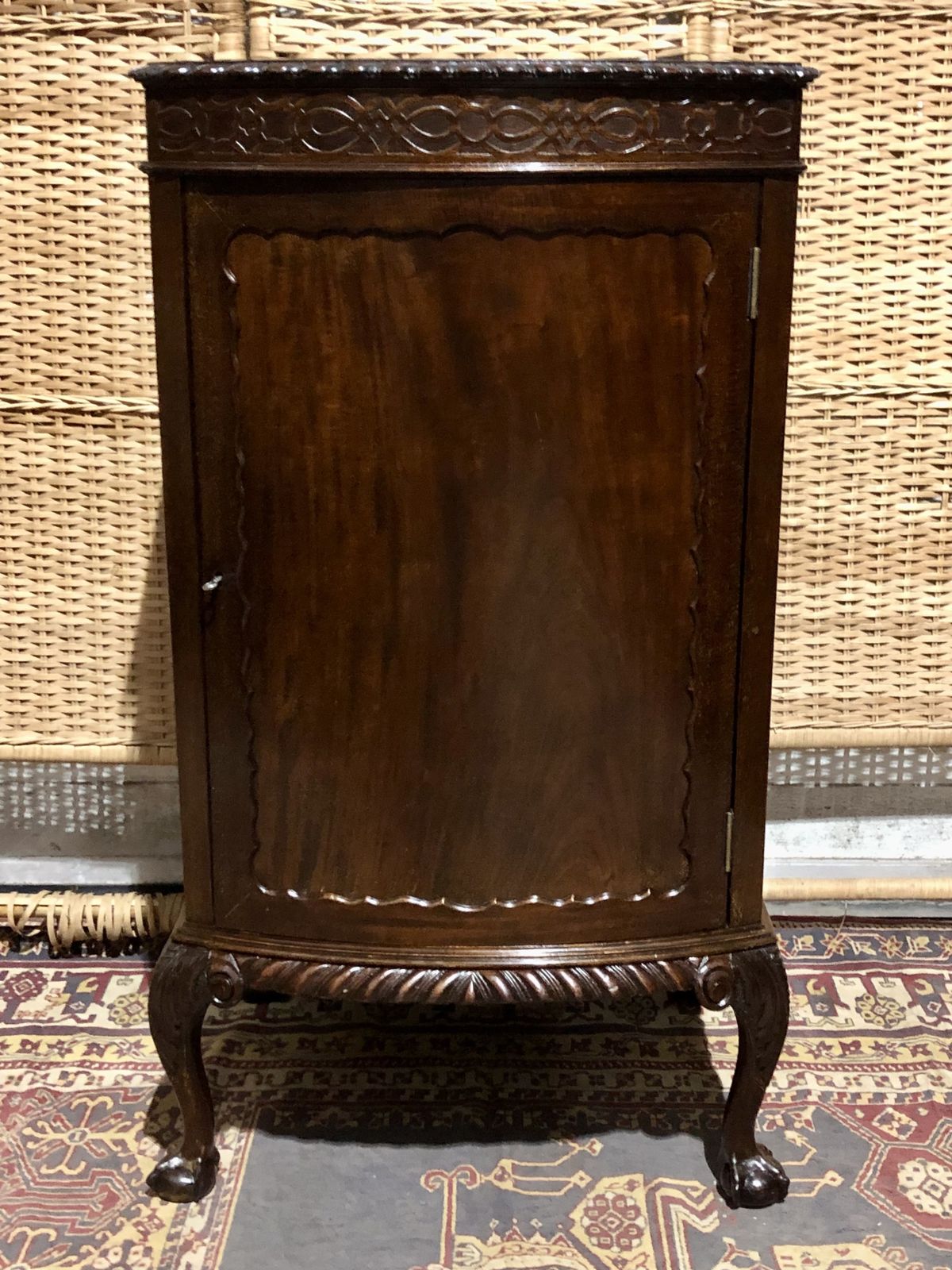 photo for sale Handsome Edwardian Mahogany Side Or Drinks Cabinet