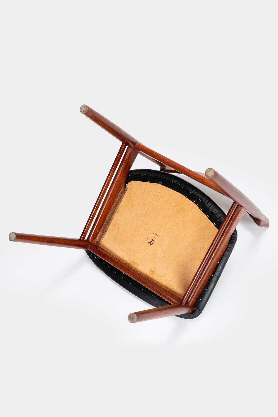 Furniture Henry Rosengren Hansen, 6 Chairs Model 39, Brande Furniture Industry, 50s photo