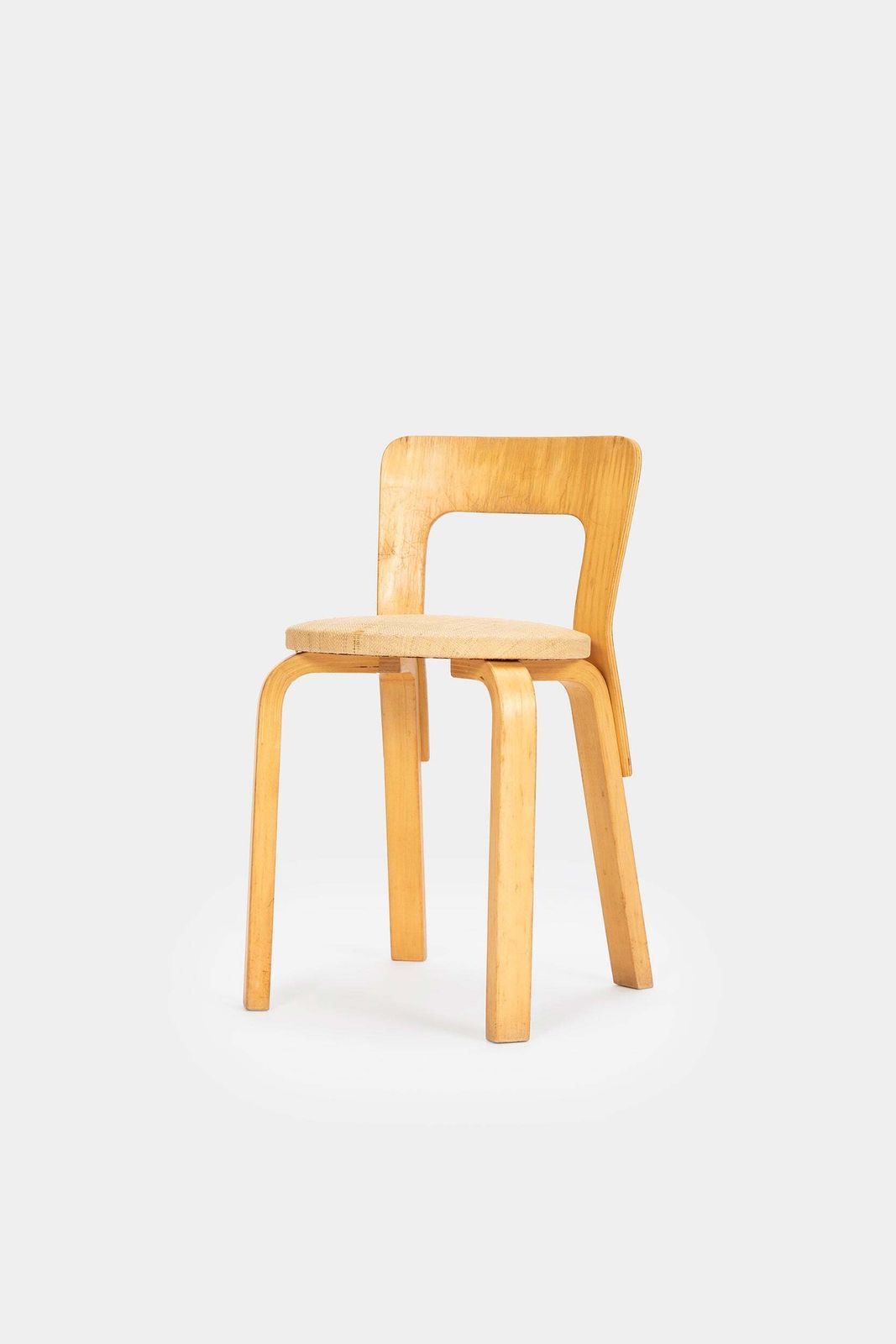 Alvar Aalto For Artek, Chair Model 65, Finland, 30s photo for sale