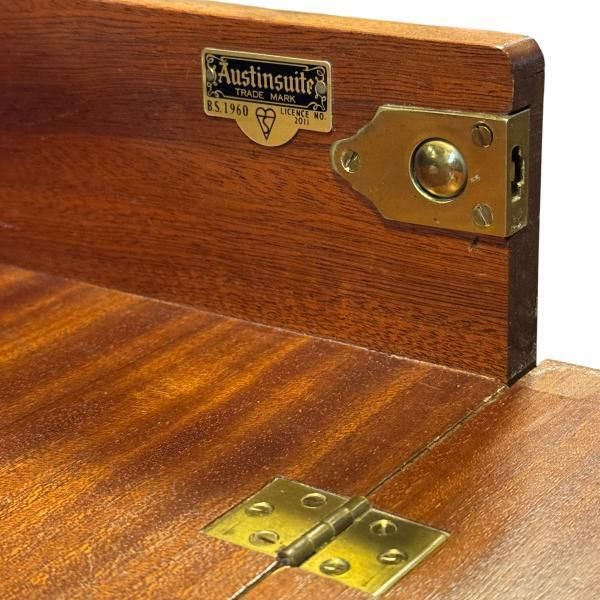 Austinsuite 1950s Teak Secretaire Chest photo Furniture