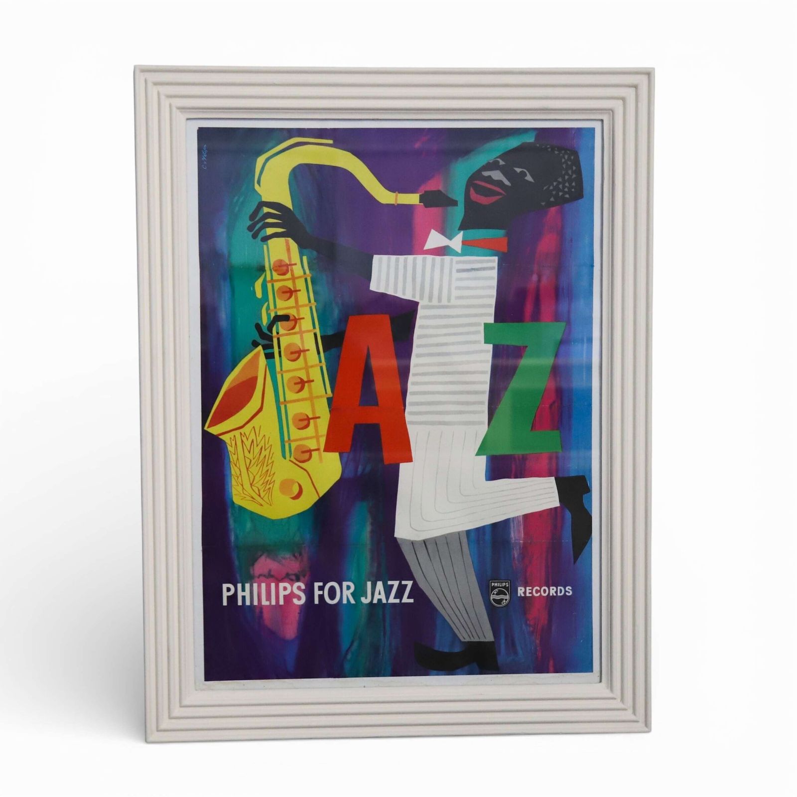 Original 1950s–60s Philips Jazz Poster