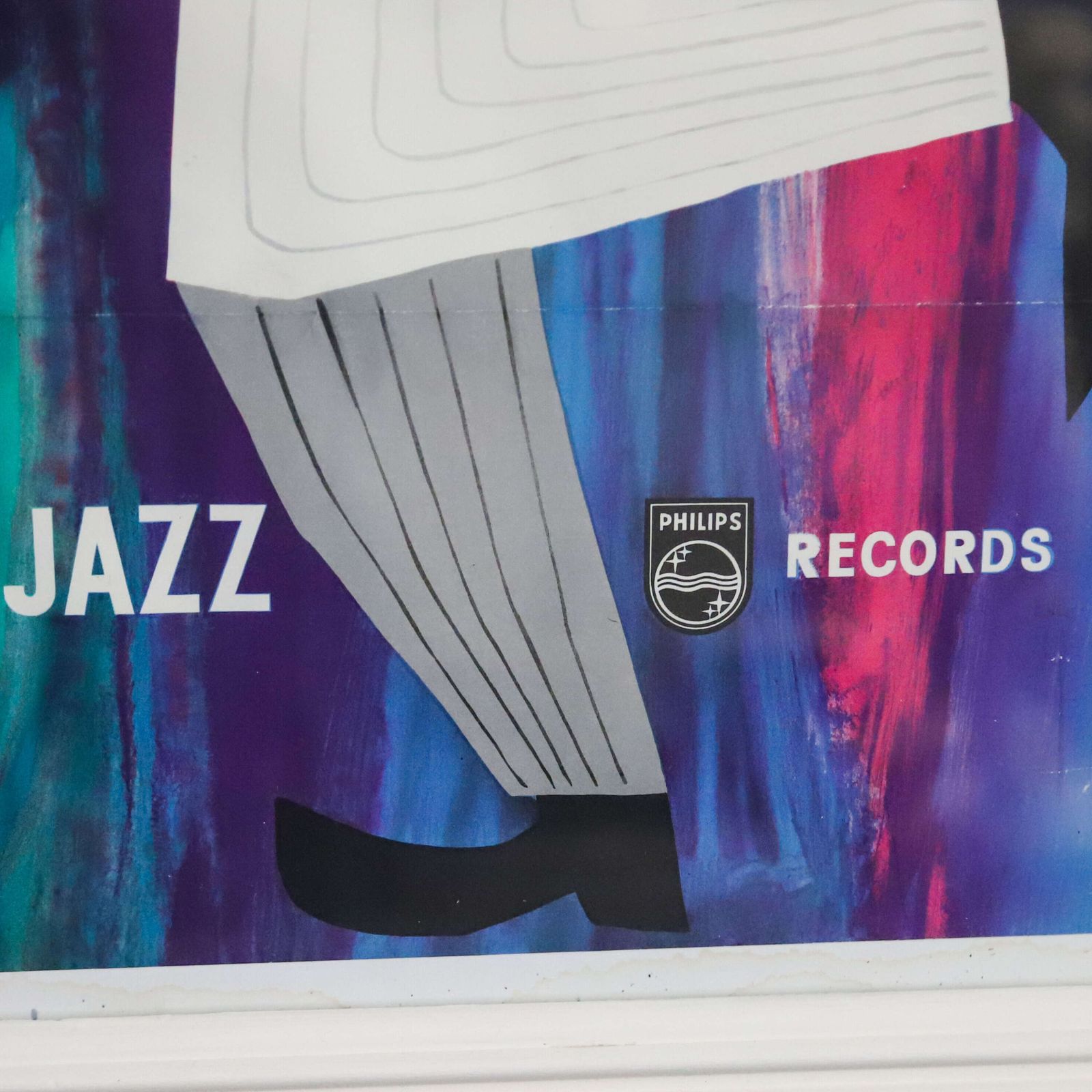 Original 1950s–60s Philips Jazz Poster photo for sale