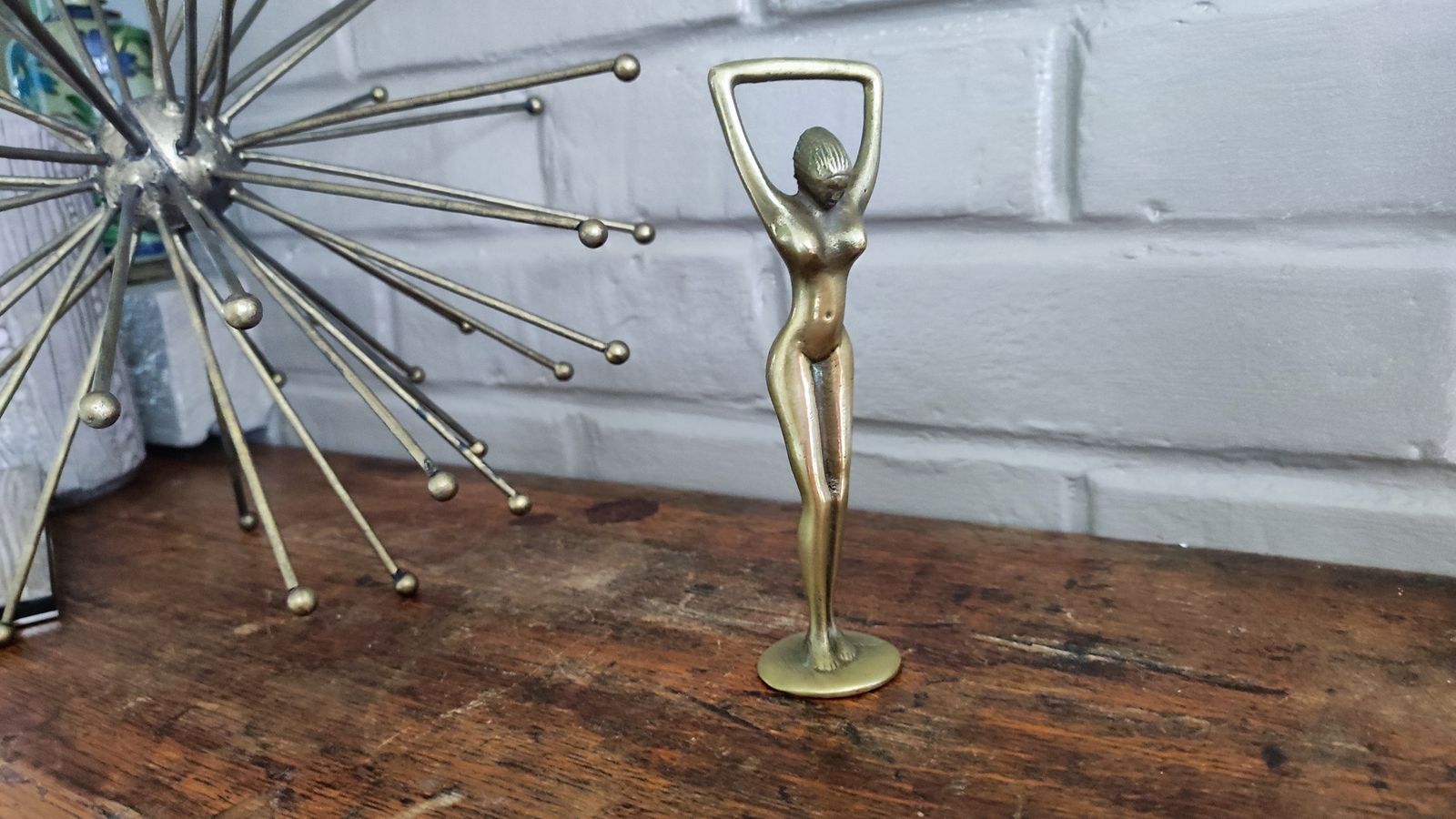 Home Decor Art Deco Brass Nude Lady Bottle Opener photo
