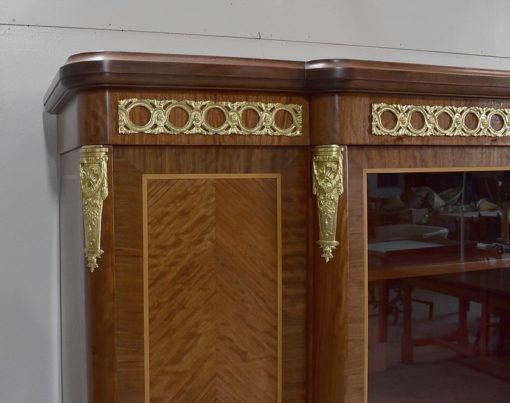 Wardrobe Library Louis 15th / Louis 16th In 20th Marquetry photo Furniture