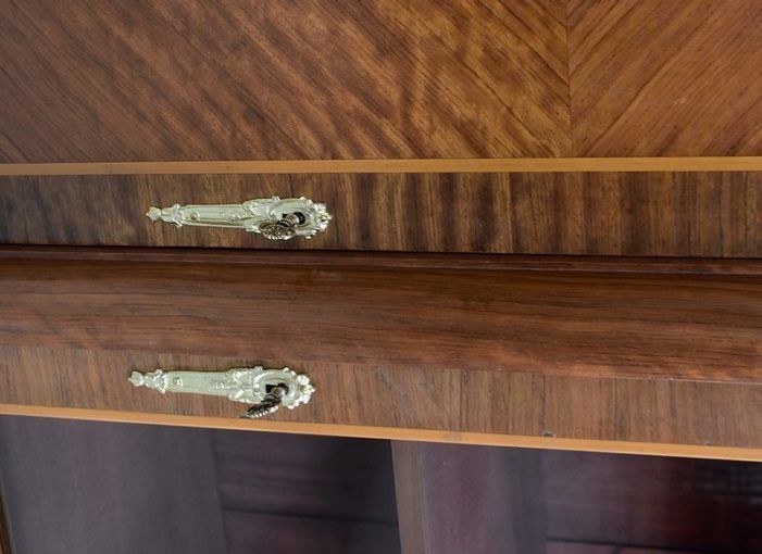 photo for sale Wardrobe Library Louis 15th / Louis 16th In 20th Marquetry