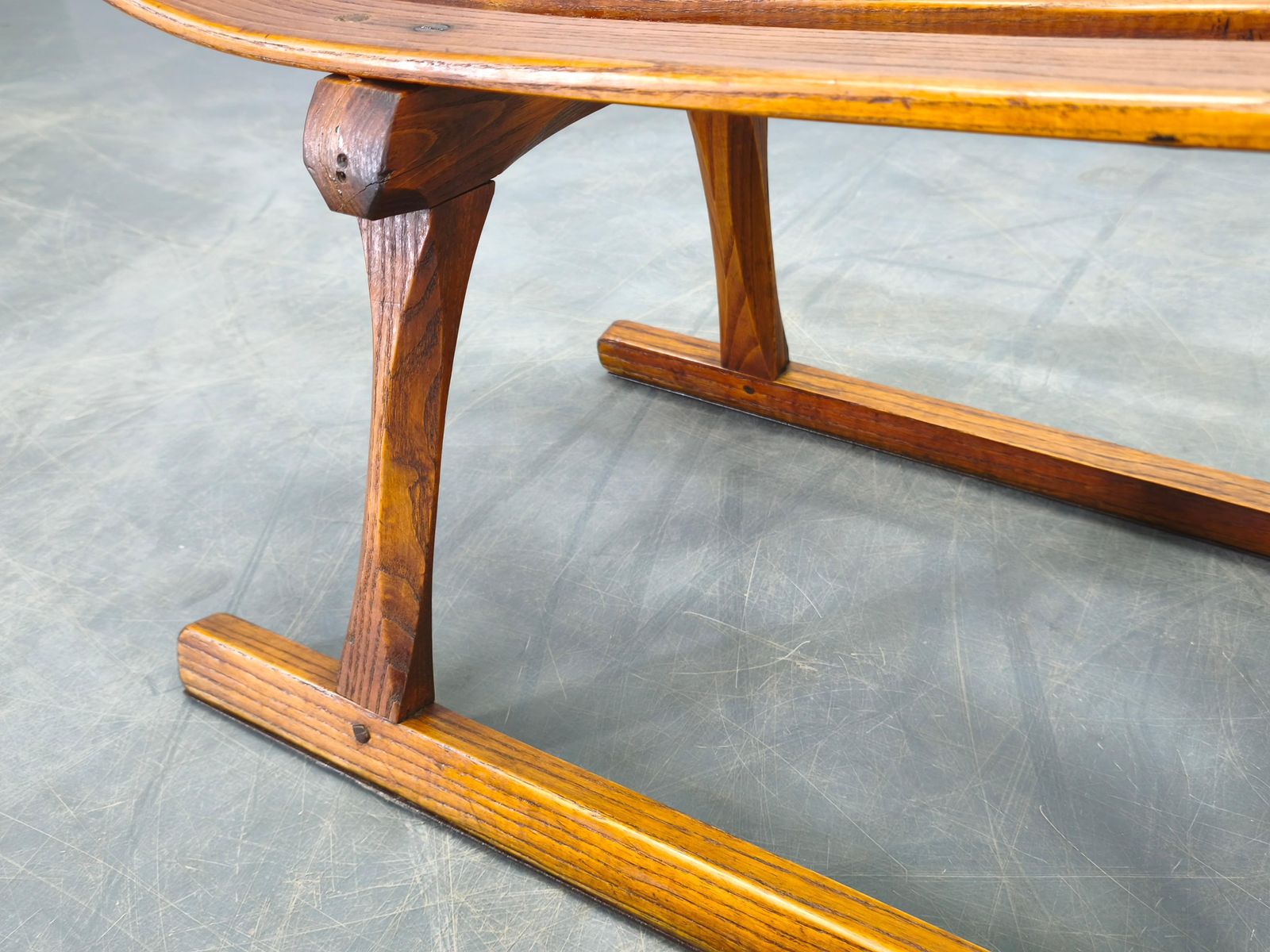 photo vinterior 1930s Czech Oak Art Deco Sled